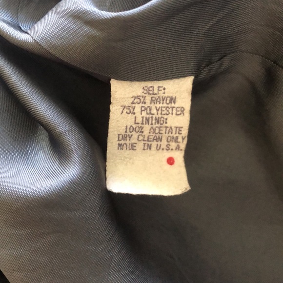 Vintage Robespierre Nanette Lepore contrast trim structured textured blazer - Picture 11 of 11